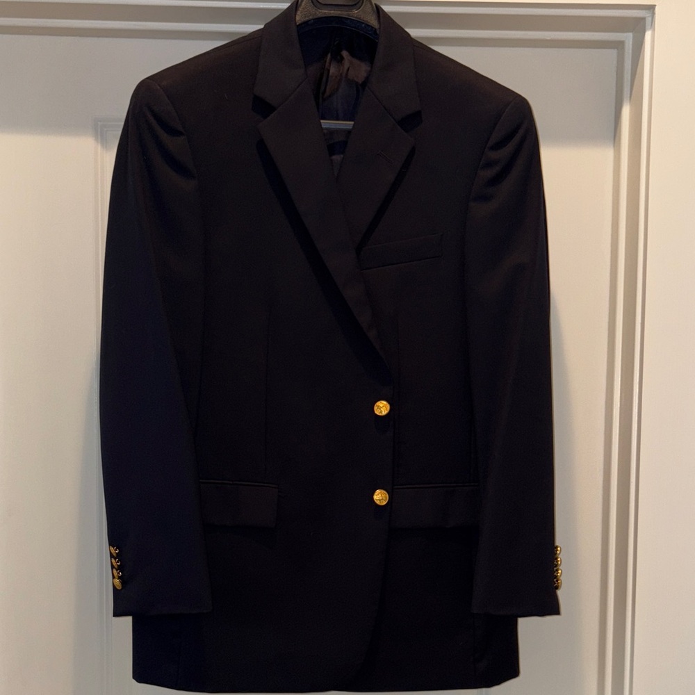Brooks Brothers Navy Sports Coat size 42R